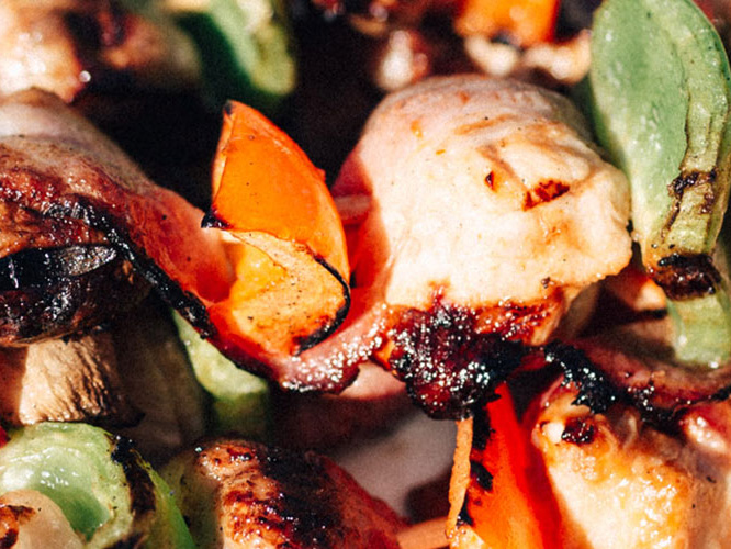 Sweet ’n Saucy Chicken Kabobs Recipe