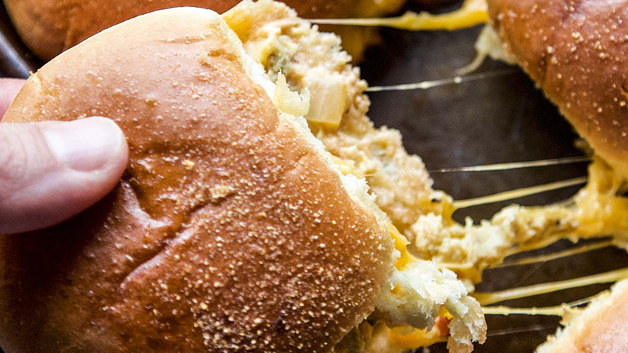 Fajita Baked Breakfast Sliders Recipe