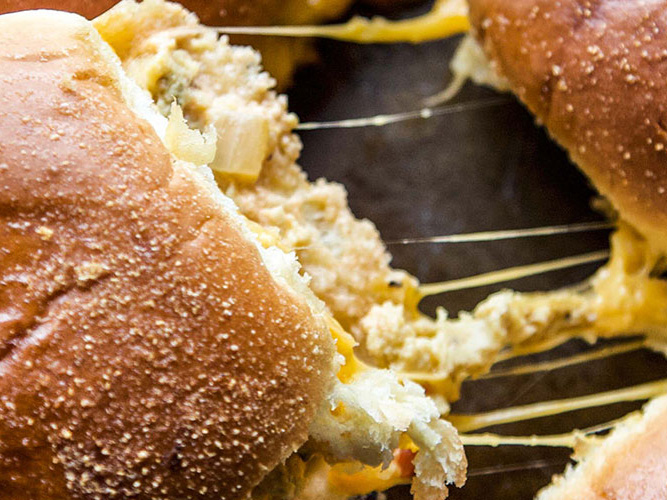 Fajita Baked Breakfast Sliders Recipe