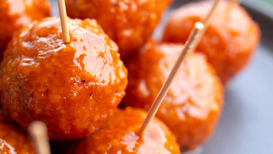 Glazed Ham Balls Recipe