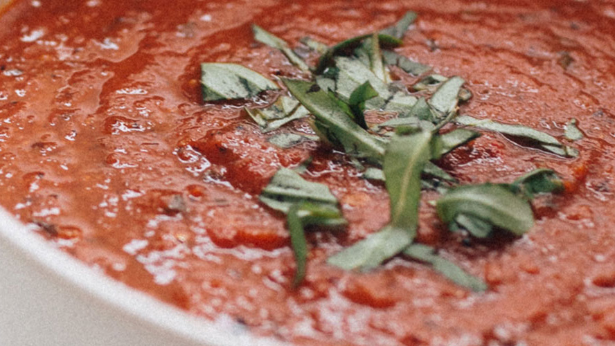 Roasted Tomato and Red Pepper Soup with Dorothy Lynch Recipe
