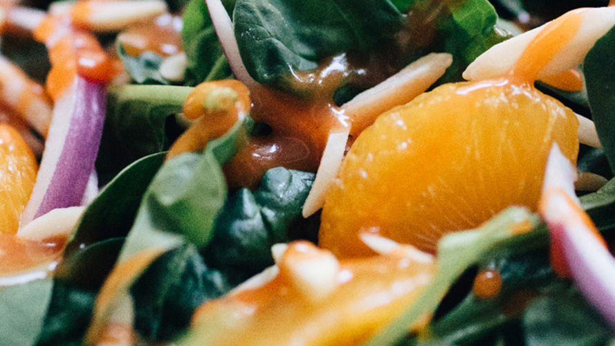 Spinach & Orange Salad Recipe
