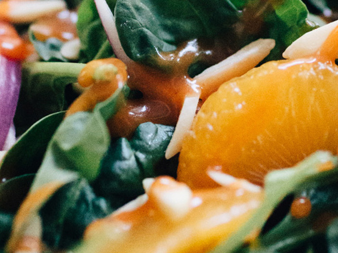 Spinach & Orange Salad Recipe