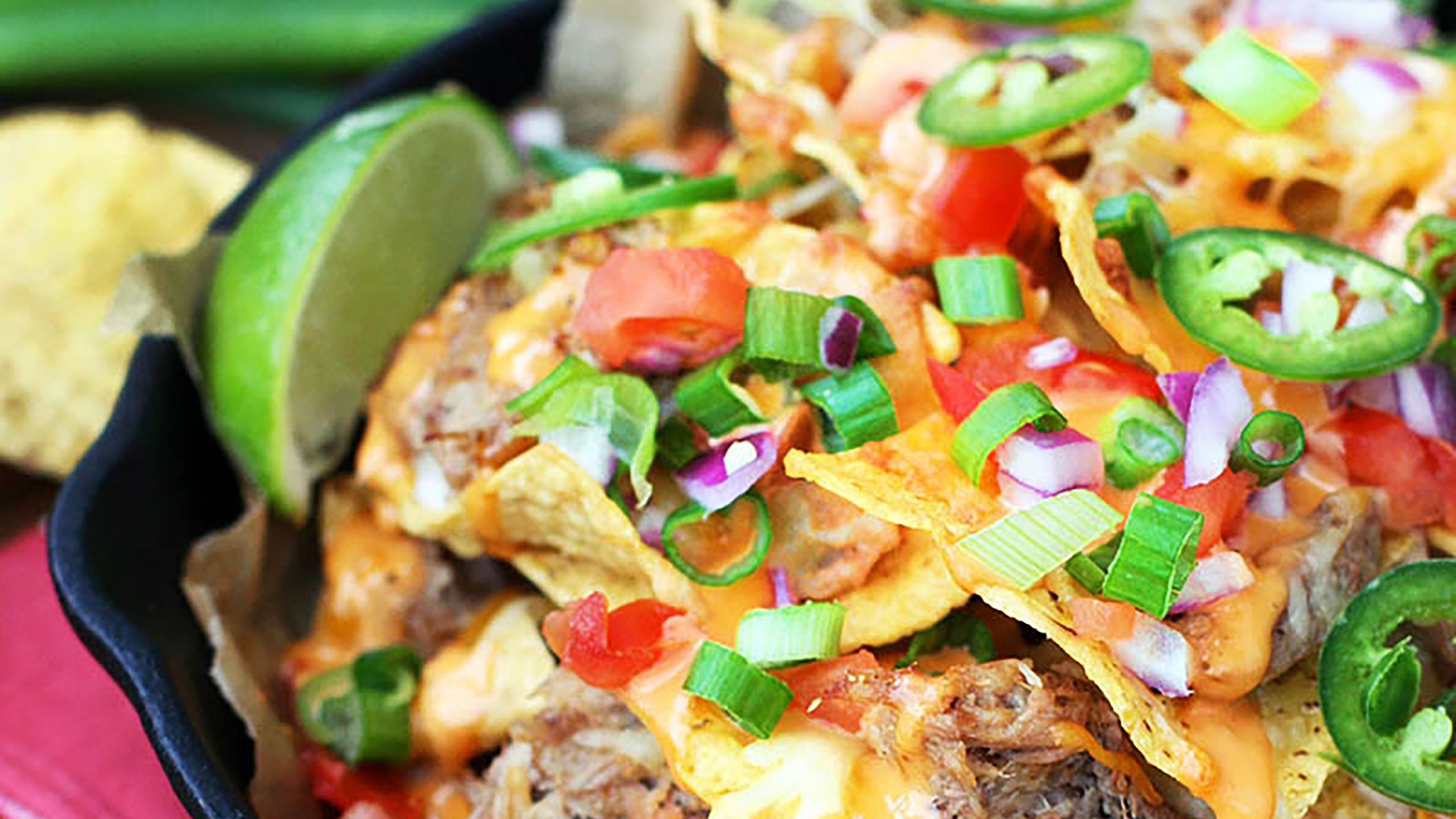 Game Day Pulled Pork Nachos with Dorothy Lynch Dressing Recipe